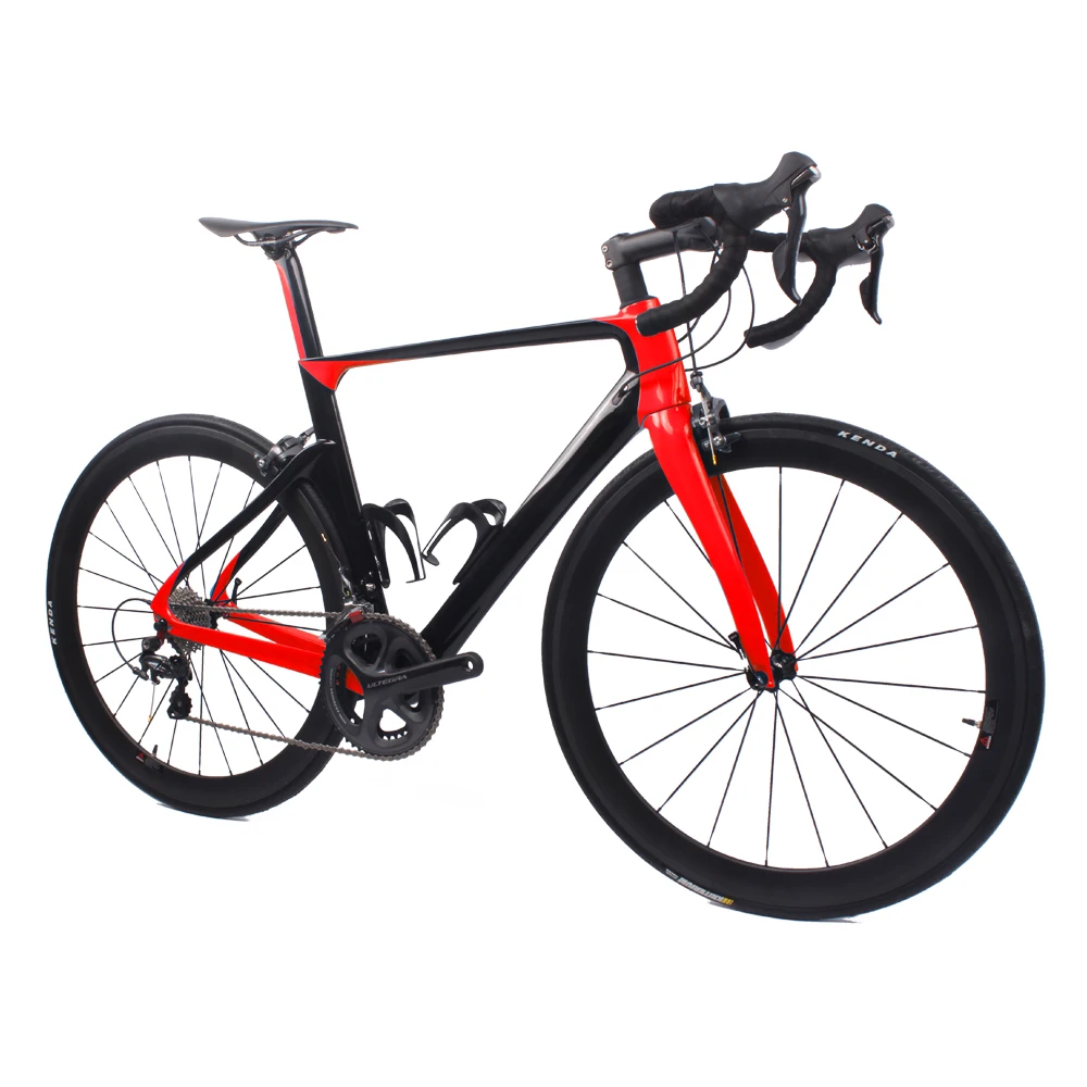 Best Cheapest Chinese Aero Full Carbon Complete Road Bike High Quality 700C Carbon Fiber Road Bike Complete Bicycle 5