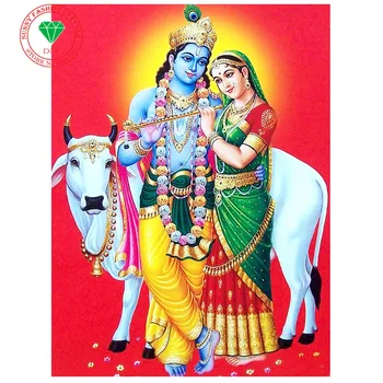 

Needlework Diy Diamond Painting Cross Stitch Religion India Lover Diamond embroidery Crystal Square Rhinestone Mosaic Picture