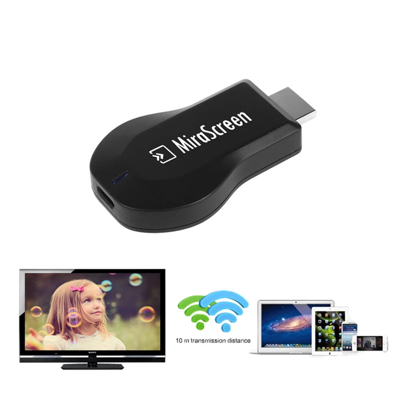 Robotsky Mirascreen OTA tv Stick Dongle 1080P беспроводной HDMI Wifi EZCast приемник адаптер