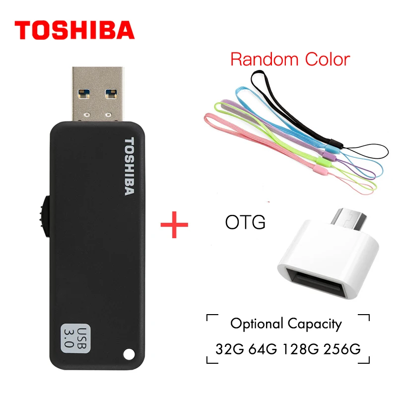 USB флеш накопитель TOSHIBA U365 3 0 256 ГБ 64 32 16 ГБ|USB флэш-накопители| |
