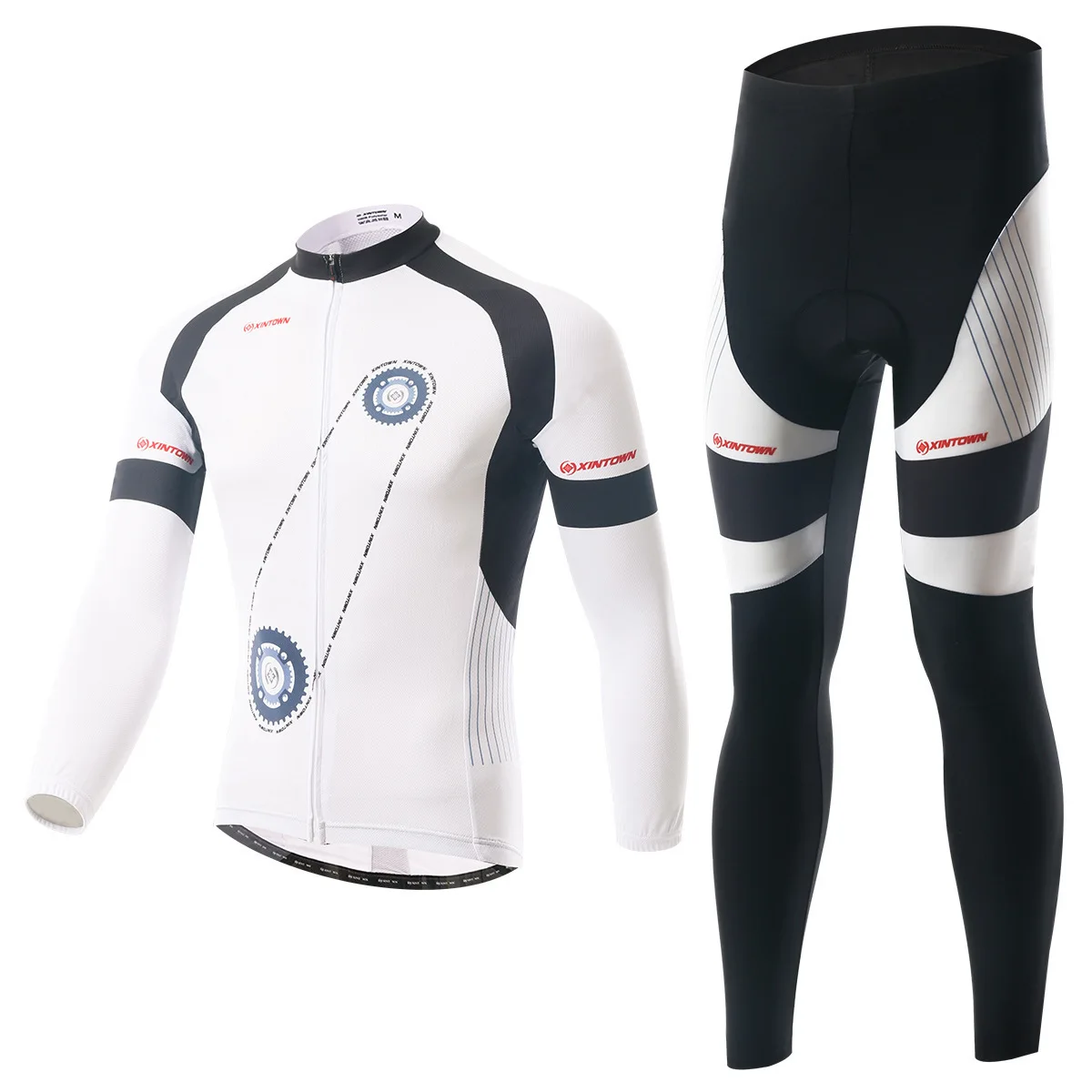 

BOODUN Gear White Riding Clothes Long Sleeve Bicycle Serve Catch Down Windbreak Keep Warm Function Underwear