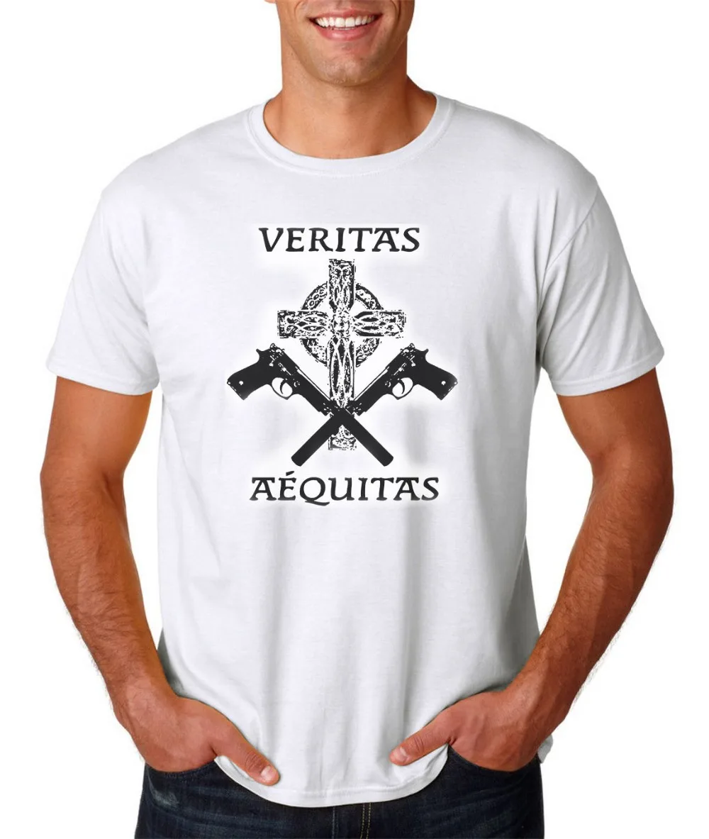 Veritas Aequitas Футболка-Boondock Saints Daryl Dixon Walking Dead 9 Mmhot летняя мужская футболка с коротким