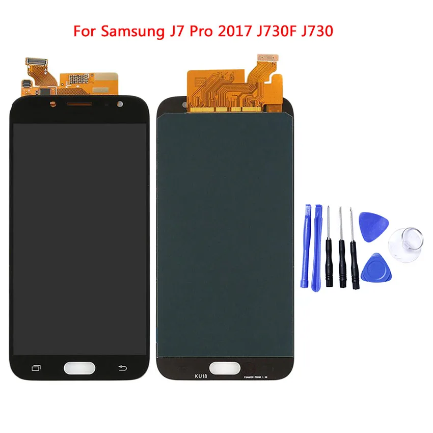 For Samsung Galaxy J730 J7 Pro 2017 LCD Display Touch Screen Digitizer Assembly Replacement For SAMSUNG