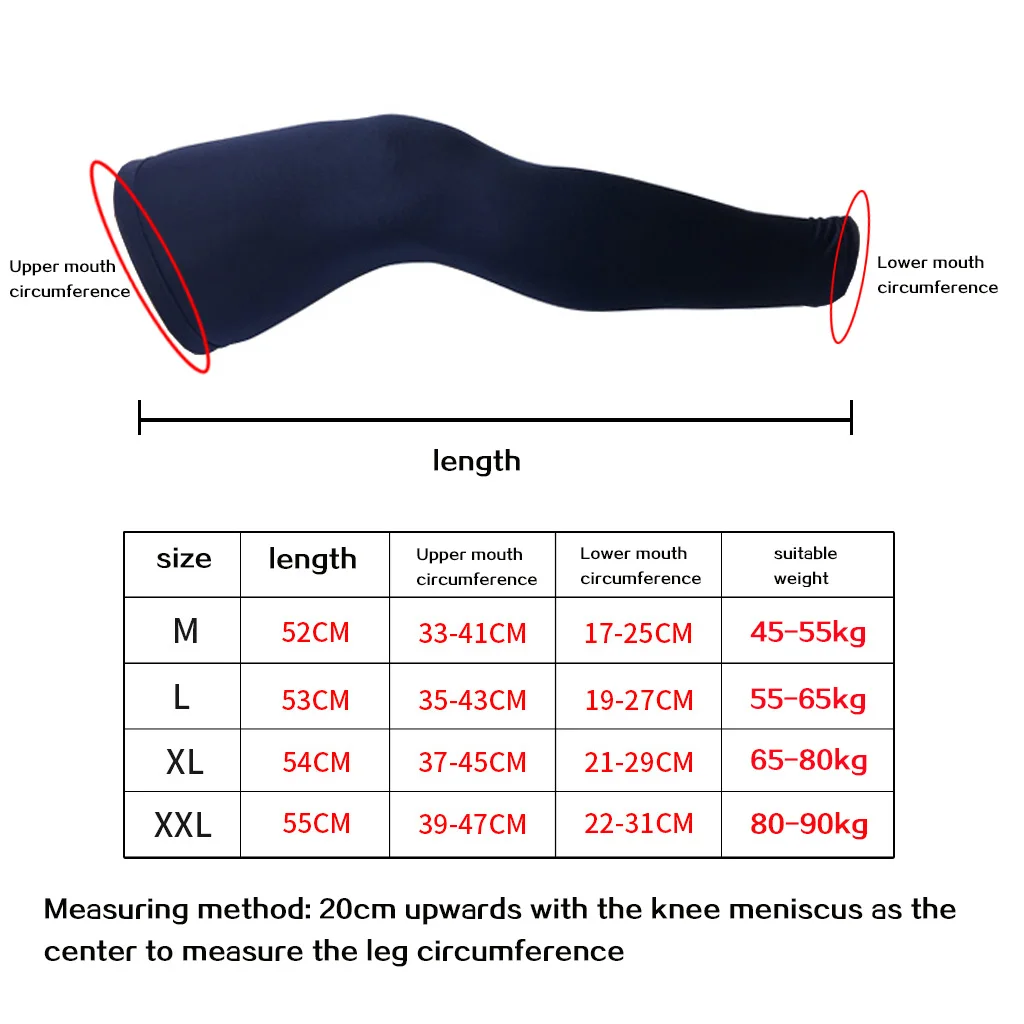 Knee Pads Compression Sleeves Elastic Protective Gear Foam Support 1PC Men Basketball Volleyball