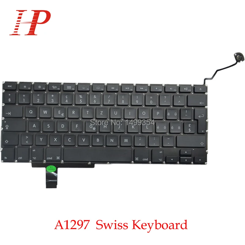 Genuine A1297 Swiss Switzerland Keyboard With Backlight For Apple