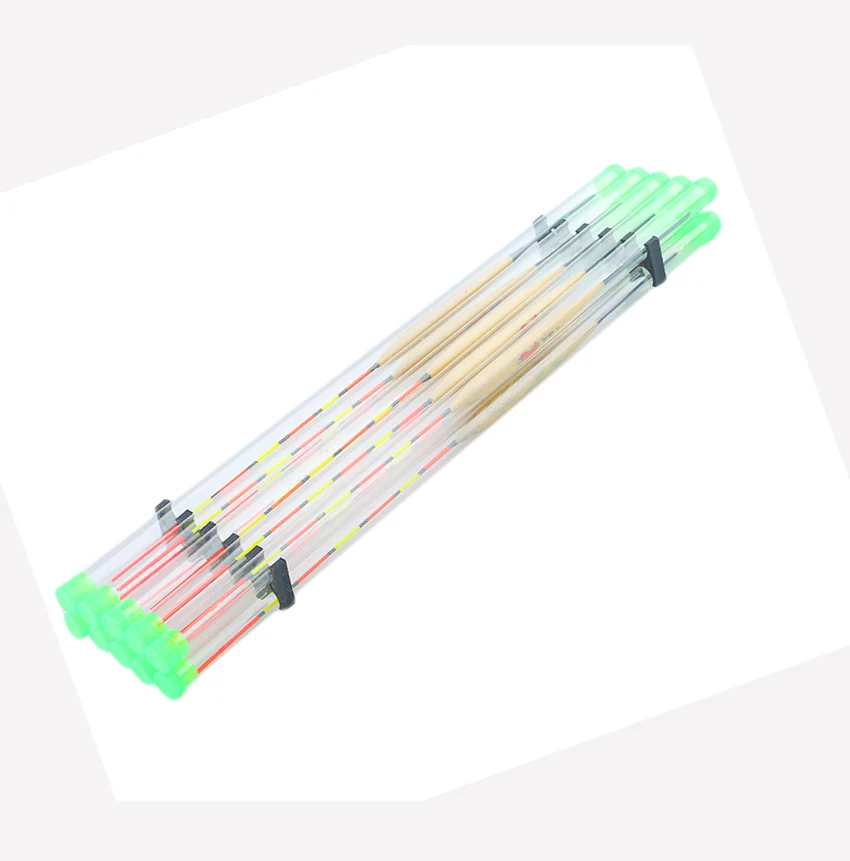 

10pcs/lot Durable Bobber Drift Tube Paulownia Wood Vertical Buoy Fishing Float Fishing Tackle Tools Stream Light Stick Float
