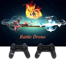 Lutador céu 1 Par (branco e preto) YD-822 2.4G 4CH 6-Axis Gyro RTF rc drone RC Quadcopter batalha com Infravermelho Função de Combate