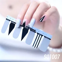 

FASHION DESIGNER Nail Stickers Waterproof Nail Wraps Decals Manicure SQ Series 07 Drop Shipping Wholesale Direct Sale