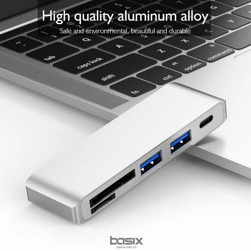 Basix USB C концентратора 5In1 3 1 PD зарядки Порты и разъёмы высокое Скорость 0