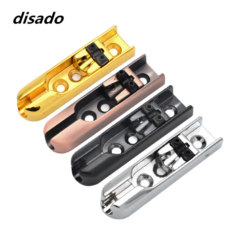 

disado A Set of 4Pcs 5Pcs Single Individual Bridge Saddles Tailpiece for 4 Strings and 5 Strings Bass Guitar accessories parts