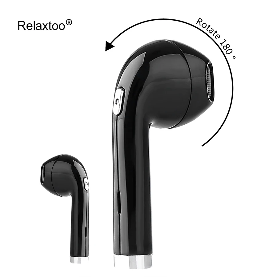 

Wireless Earphone i8 Mini With Mic In-Ear Bluetooth Headset 180 degrees rotated Earbuds for iPhone 7 8 X Sumsung Xiaomi Huawei