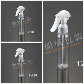 

120ml clear PET trigger spray bottle with sprayer gun.watering spray bottle,toilet water refillable bottle