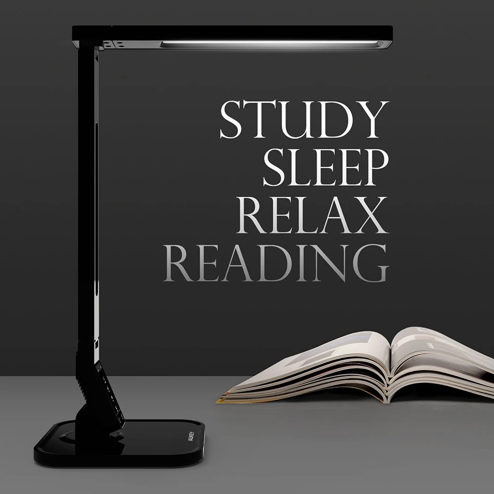 

New Foldable Rotatable LED Desk Lamp Eye Protection Smart Table Lamps Desk Light Temperature Control Light