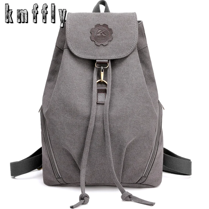 

Fashion Women Backpack Simple String Canvas Backpack Large Capacity Waterproof Travel Backpack for Girls Mochilas Mujer 2019