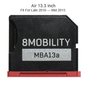 

New MicroSD Card Storage Adapter for Apple MacBook Air 13 A1369 A1466 Nifty Minidrive Red SD Card reader