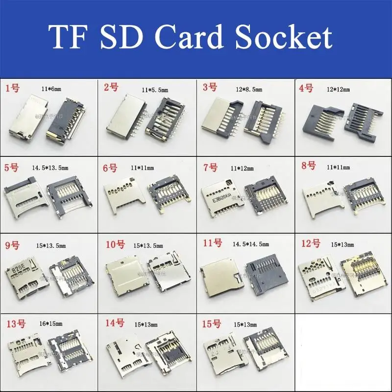 

8/9PIN Molex ALPS PC Laptop Tablet K-Touch Gionee Smartphone GPS Navigation Electronic Products Micro Flip SIM TF SD Card Socket