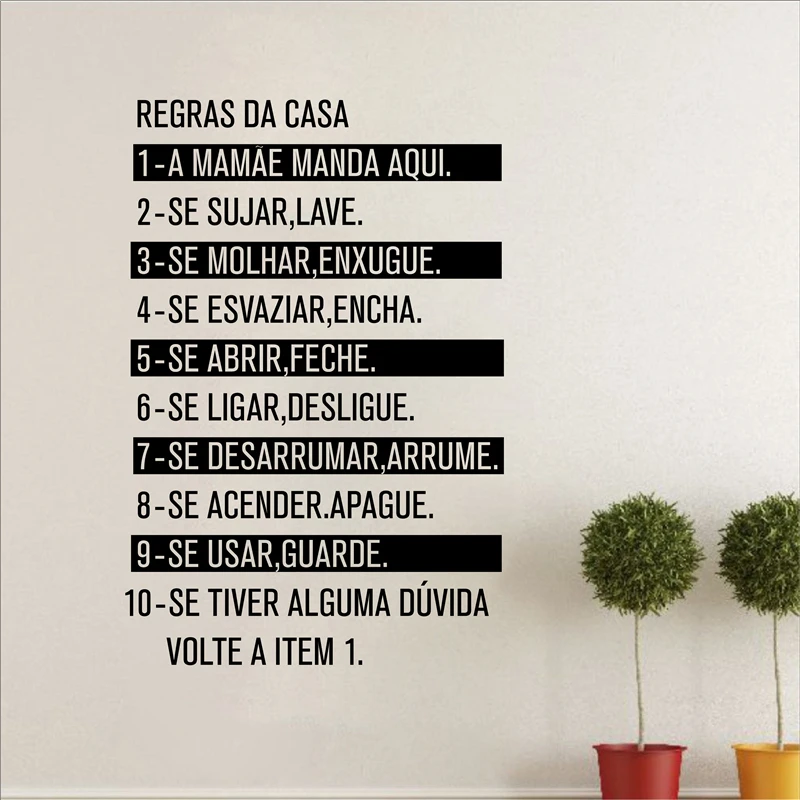 a mamae manda aqui adesivo de parede