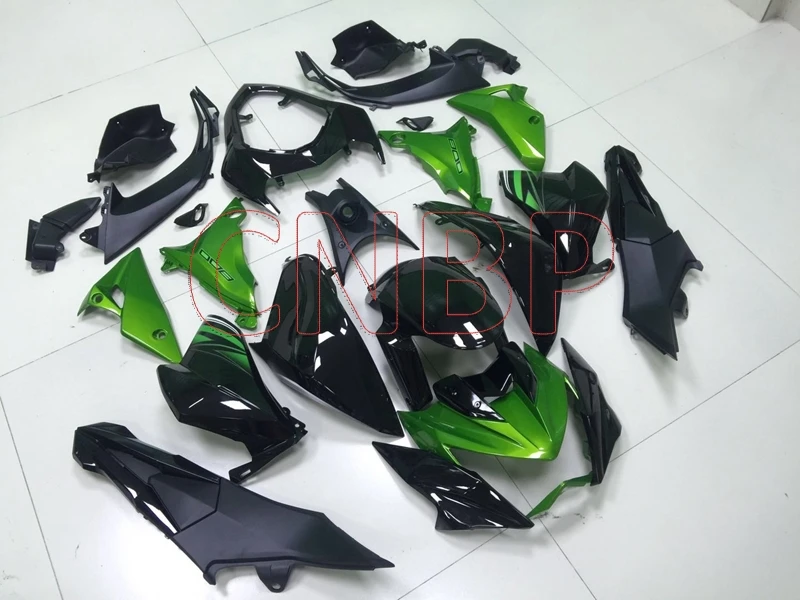 Комплекты кузова для Kawasaki Z800 2013-2016 зеленые черные комплекты 2014 Обтекатели 2013 без