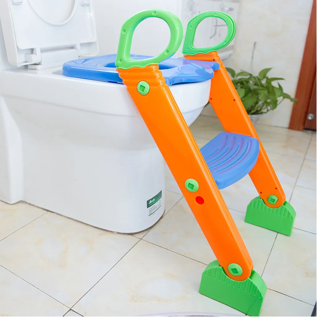 

Kids Potty Training Seat with Step Stool Ladder for Child Toddler Toilet Chair