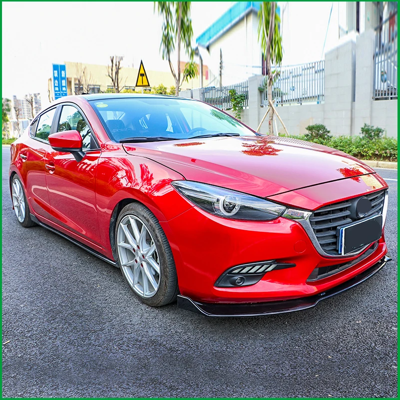 Комплект кузова для Mazda 3 M3 Axela 2014 2018 передний бампер нижняя защитная пластина