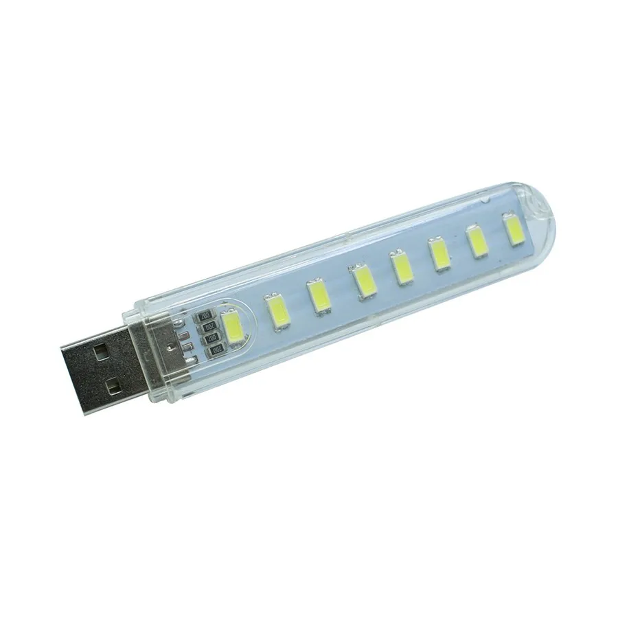 Светодиодный ночник SMD5730 с 8 светодиодами USB светильник лампа для кемпинга