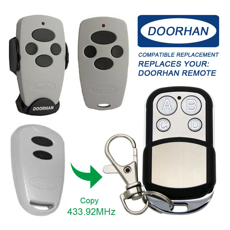 

Copy Doorhan 433MHz remote control garage door remote control duplicator Doorhan telecomando