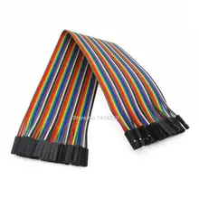 Dupont линия 40 шт. 30 см женский джемпер провода Dupont кабель для Arduino