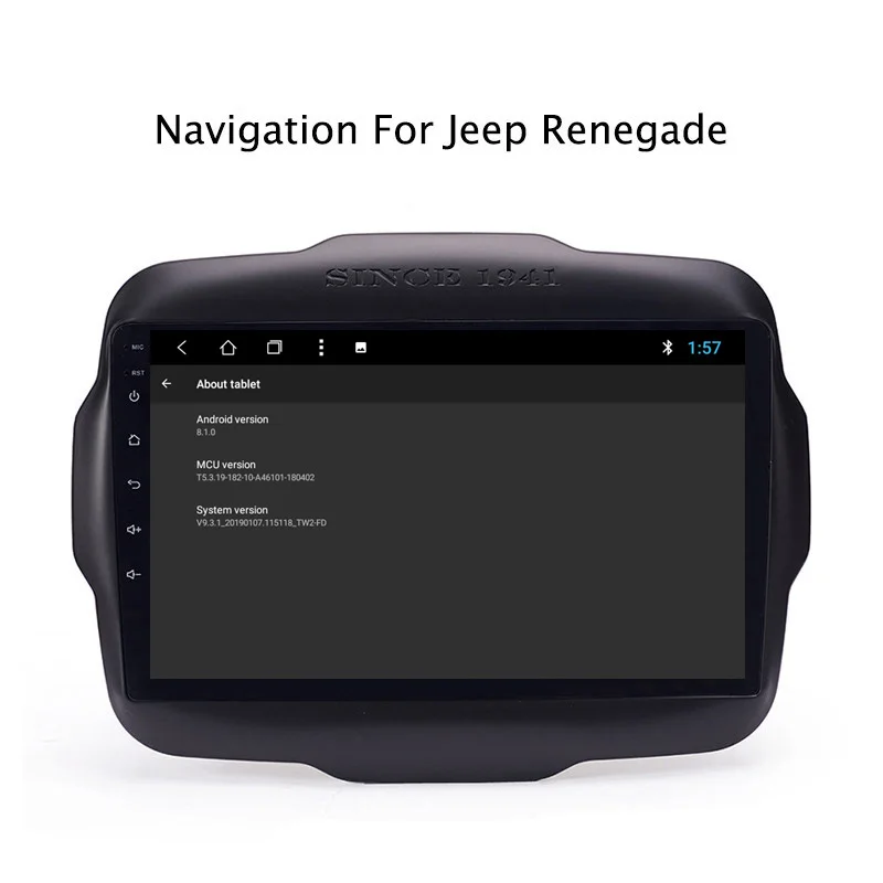 Flash Deal NAVITOPIA 9inch 2G RAM 32G ROM Android 8.1 Car DVD Multimedia GPS Navigation for Jeep Renegade 2016 5