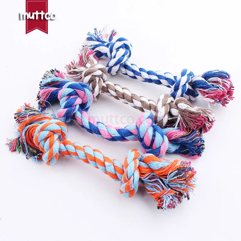 50pcs/lot wholesale high quality simple rope double knot dog pet toy