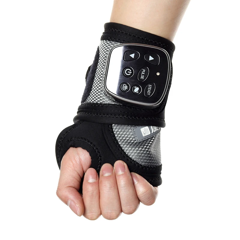 Wireless Vibration Physical Therapy Heating Wrist Massager Squeeze Muscle Joint Acupoint Treatment Relaxation Hand  Massager-3