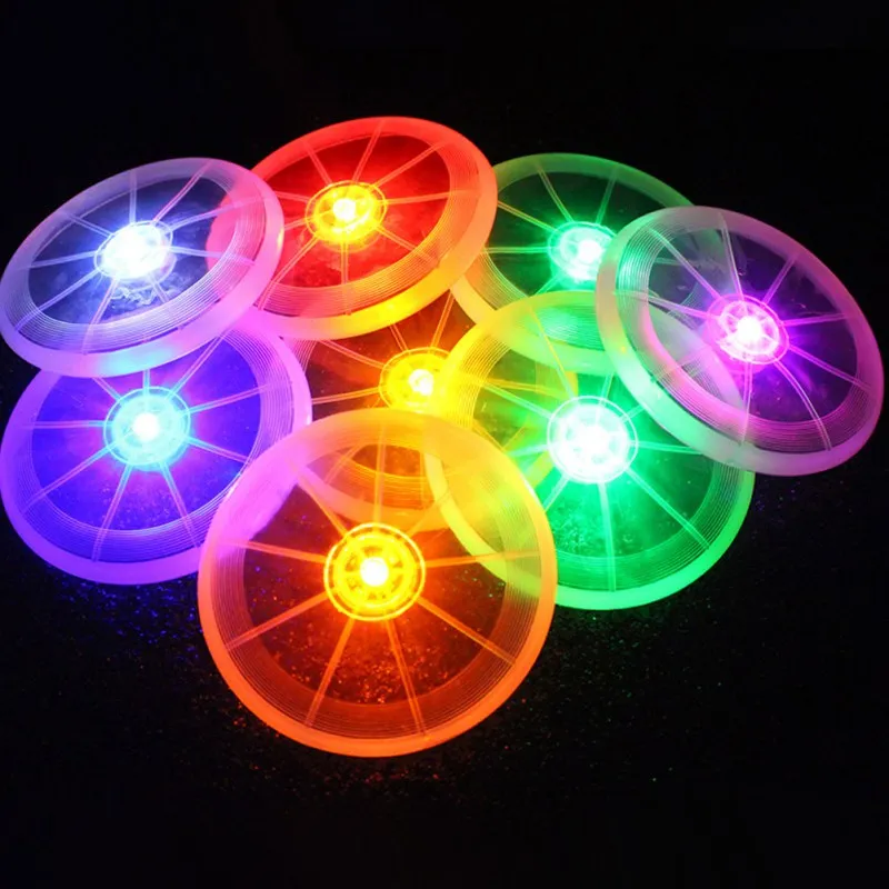 

Dog Toys LED Lighting Flying Disk Trainning Pet Dog toy Glow In Dark Bite Resistant Disk Pet Dog Sport Play Accessories
