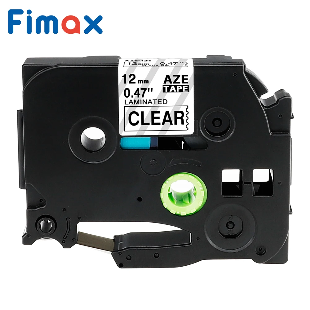 Совместимый с Fimax для Brother P touch Label TZe131 TZe 131 черный на прозрачном Maker Printer|Ленты