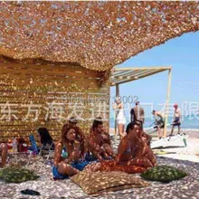 Излишки Военная Одиночная листва камуфляж чистая пустыня, камуфляж скрывает-150*145 см