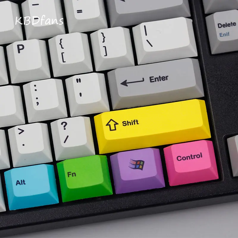 Npkc краситель подложки keycaps Вишневый профиль pbt keycap для механической