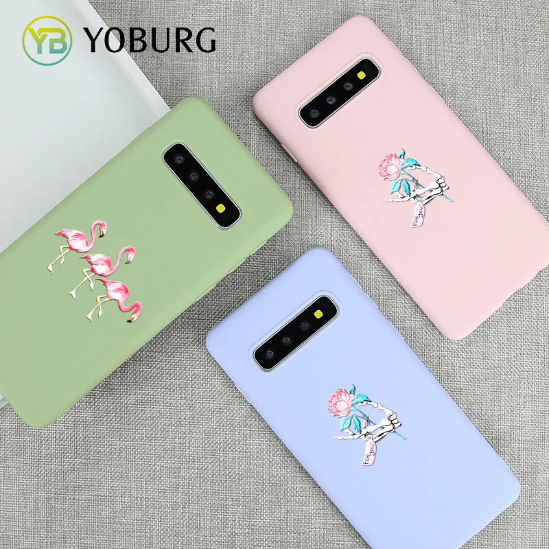 

For Samsung S8 S9 Plus S10 S10e Plus 5G Case Candy Soft Silicone For Samsung Galaxy J3 J5 J7 2016 2017 J4 J6 Plus 2018 Case