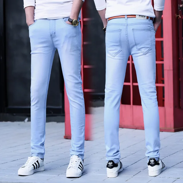 Skinny Modo Jeans Stretch Man Marca Slim Classic Di Fit Degli Uomini u13TlKFJc