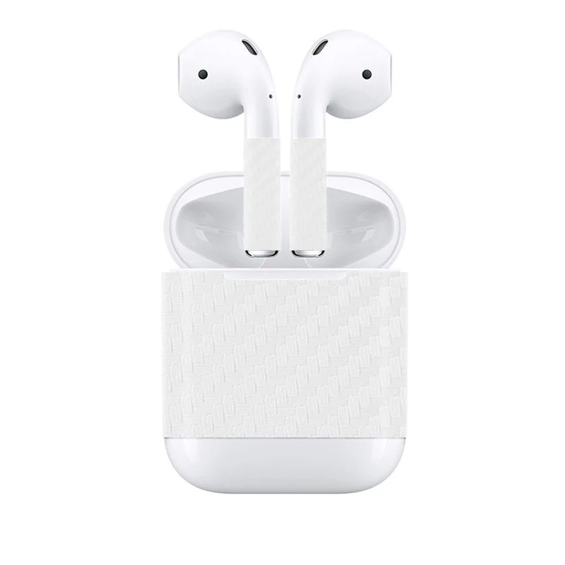 Прямая поставка защитный кожаный чехол для Apple Airpods стикер DIY Украшение