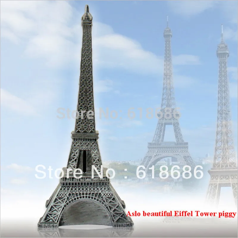 Buy Eiffel Tower coin piggy bank / saving money box