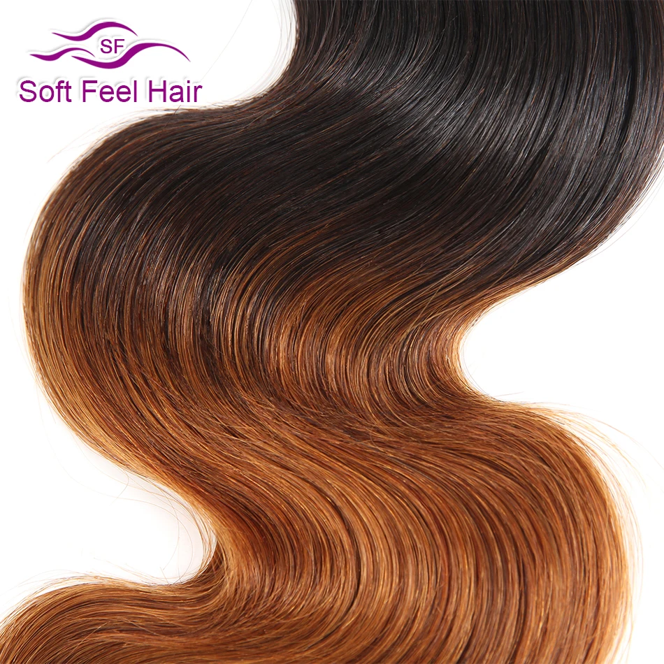 Soft Feel Hair Ombre Malaysian Body Wave Hair Bundles 1B/30 Brown Remy Hair Extension Human Hair Weave 3/4 Bundles Free Shipping Soft Feel Hair Ombre Malaysian Body Wave Hair Bundles 1B/30 Brown Remy Hair Extension Human Hair Weave 3/4 Bundles Free Shipping