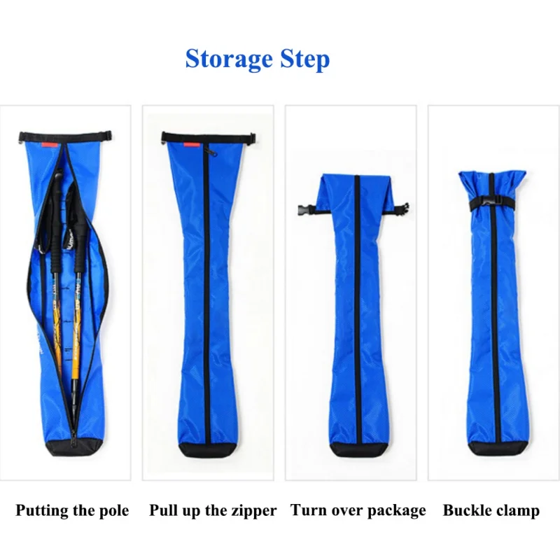 

3 Colors Oxford Hiking Walking Stick Carry Bag Waterproof Crutch Storage Case Walking Trekking Pole Bag Backpacking Carrying Bag