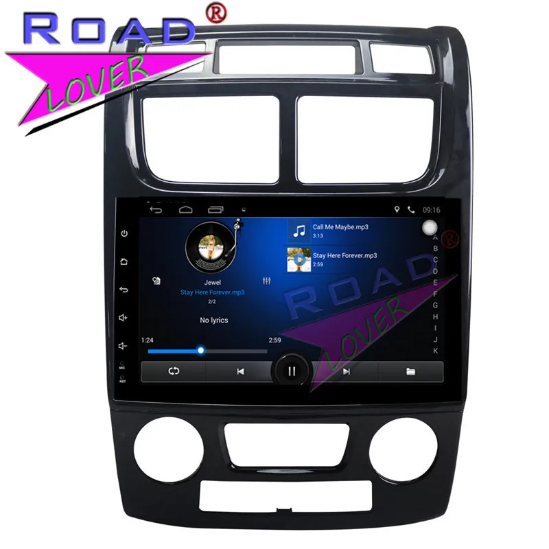 Top TOPNAVI Android 6.0 2G+32GB 9" Quad Core Car GPS Navifation Player Video For KIA Sportage 2007-2016 Auto Radio Stereo MP3 NO DVD 4