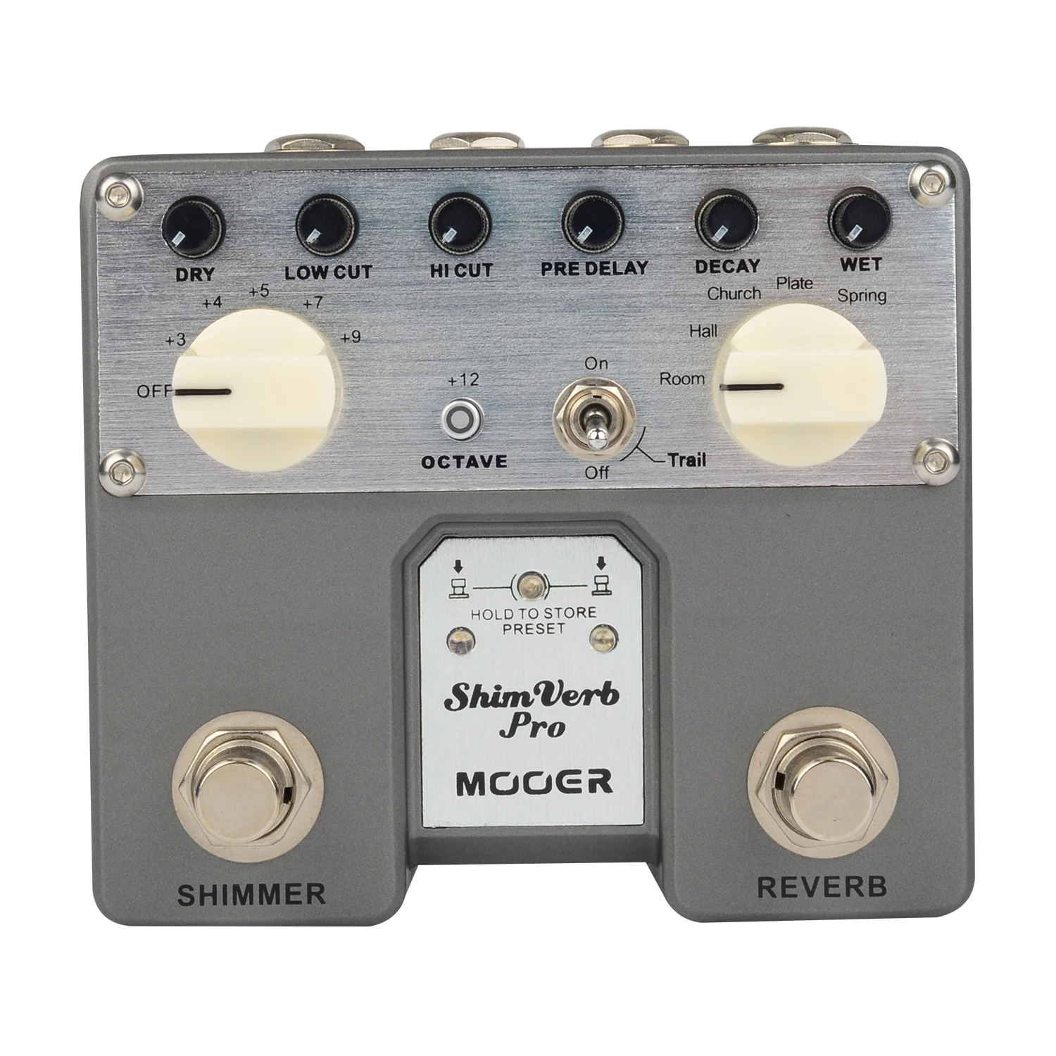 Mooer Shimverb Pro Digital Reverb Guitar Effects Pedal 5 Reverb DRY and WET Knob TRV1