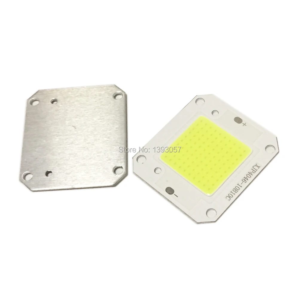 50W 고전력 LED COB 칩 조명, DC12V DC32V 광원 400nm-840nm, 전체 스펙트럼 따뜻한 백색 차가운 백색 3000K-30000K, 10 개