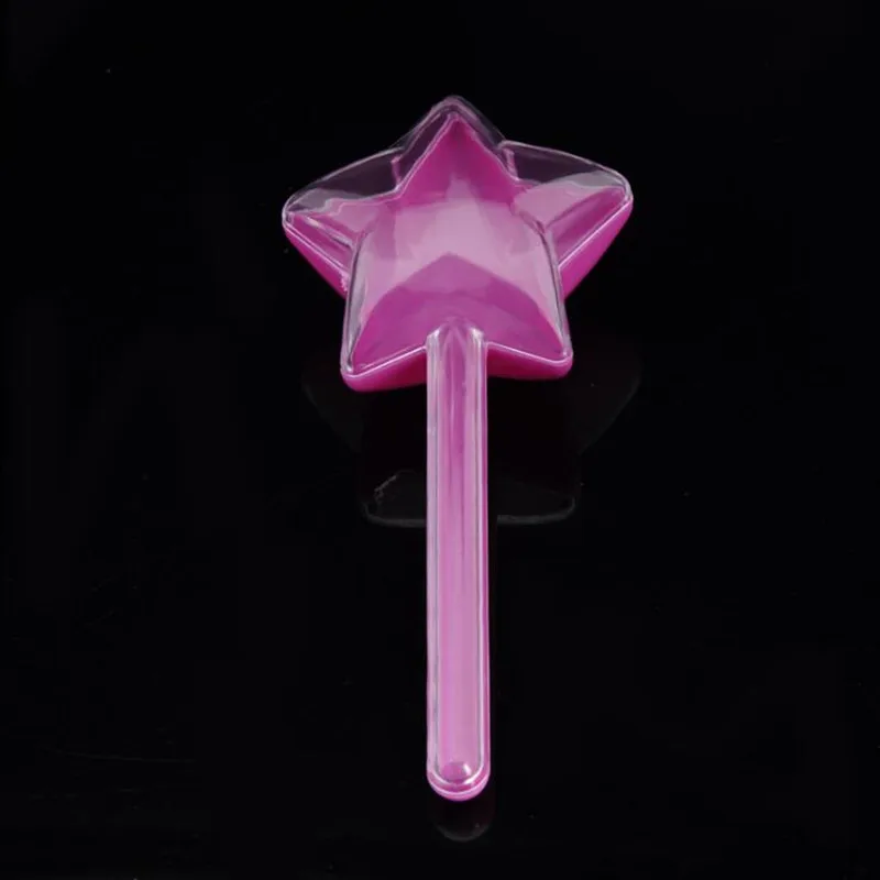 Разноцветное сердце «любовь» звезда волшебная палочка пластиковые формы для шоколада Свадебная коробочка для сладостей Рождественские сувениры для вечеринки ко дню рождения подарки на Хэллоуин - Цвет: star rosy
