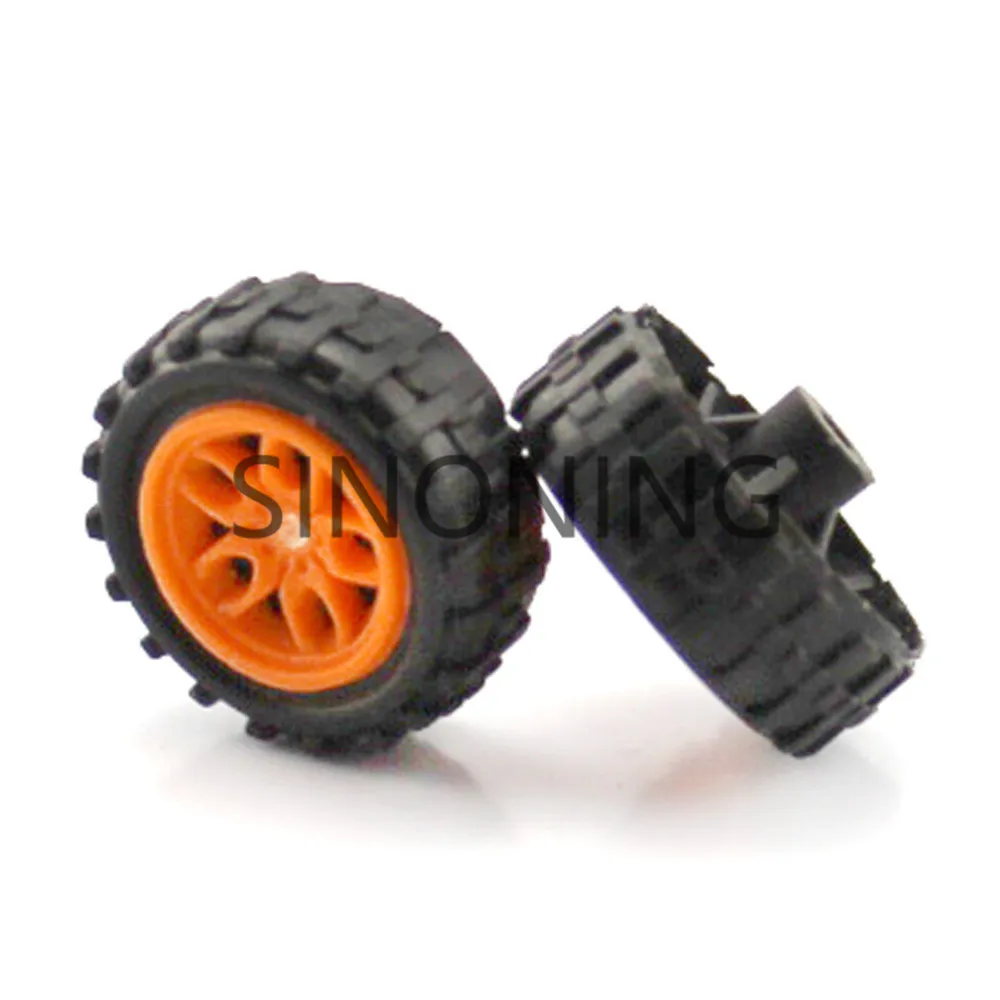 

2pcs 2*18mm plastic wheel mini wheel DIY electronic suite wheel technology production