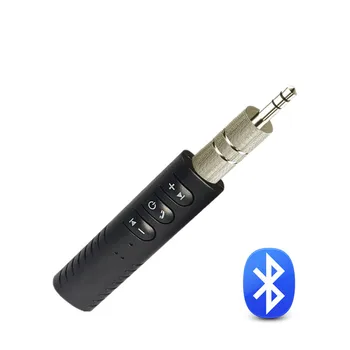 

Wireless Bluetooth Receiver 3.5mm Jack Bluetooth Audio Music adapter with Mic for Headphone Speaker for Free Shipping