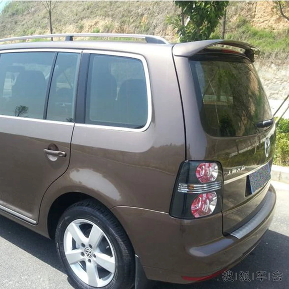 

MONTFORD For Volkswagen Touran 2007-2013 Auto ABS Plastic Unpainted Color Rear Trunk Boot Wing Rear Roof Spoiler Car Accessories