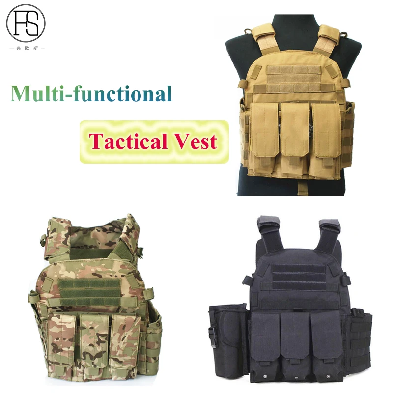 

Multi-fonction Tactical Vests Military Equipment Tactical Military Airsoft Vest Outdoor Sport Hunting Vest Patinball Combat Vest