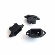 ; набор из 10 шт. коннектор питания постоянного тока вилка электропитания 3 отверстия Гнездо медь