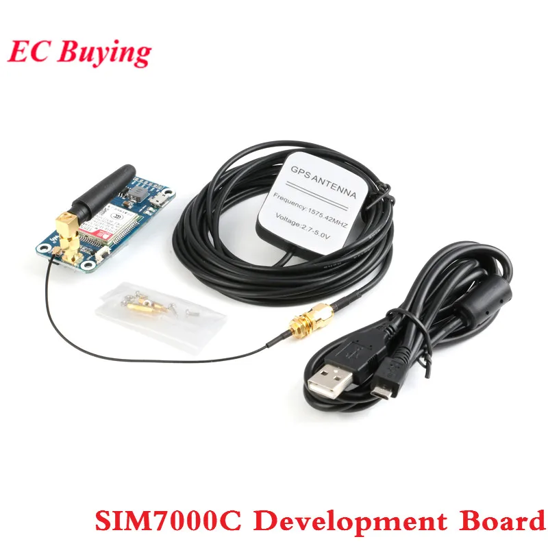 SIM7000C модуль SIM7000C макетная плата NB-IoT/eMTC/EDGE/GPRS/GNSS/gps 4G плата расширения связи для Raspberry Pi